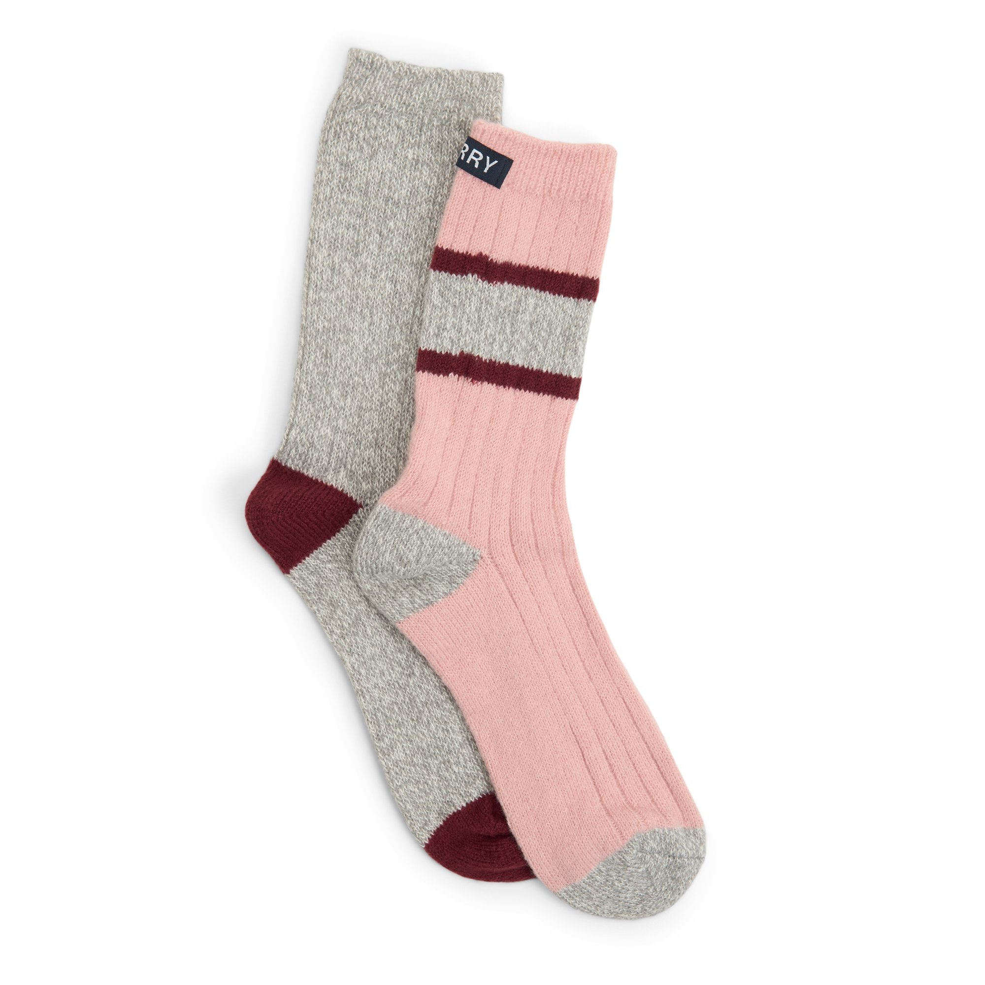Ladies 2-pack Yarn Boot Socks