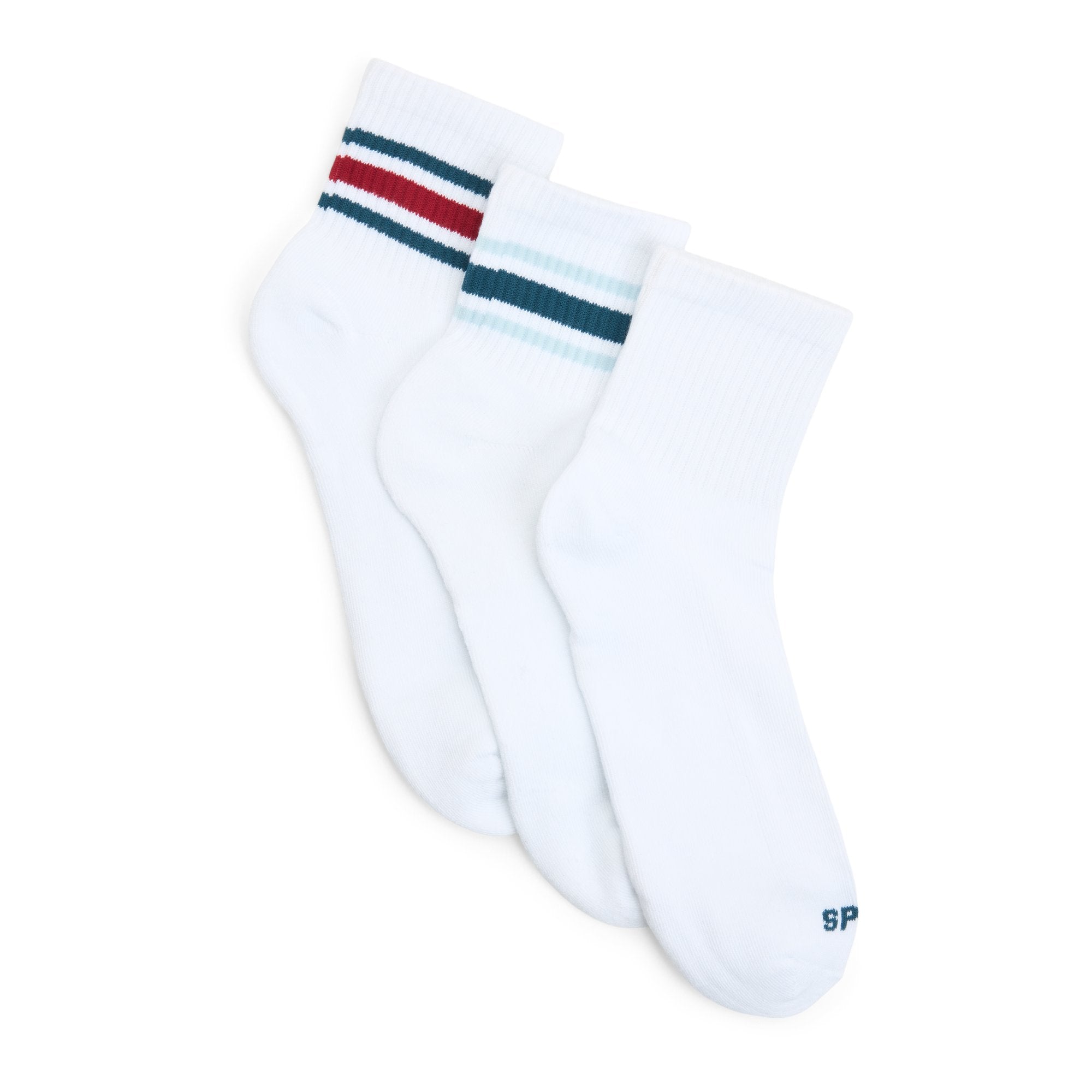 Mens 3-Pack Quarter Socks - Image 3