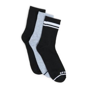 Mens 3-Pack Short Crew Socks