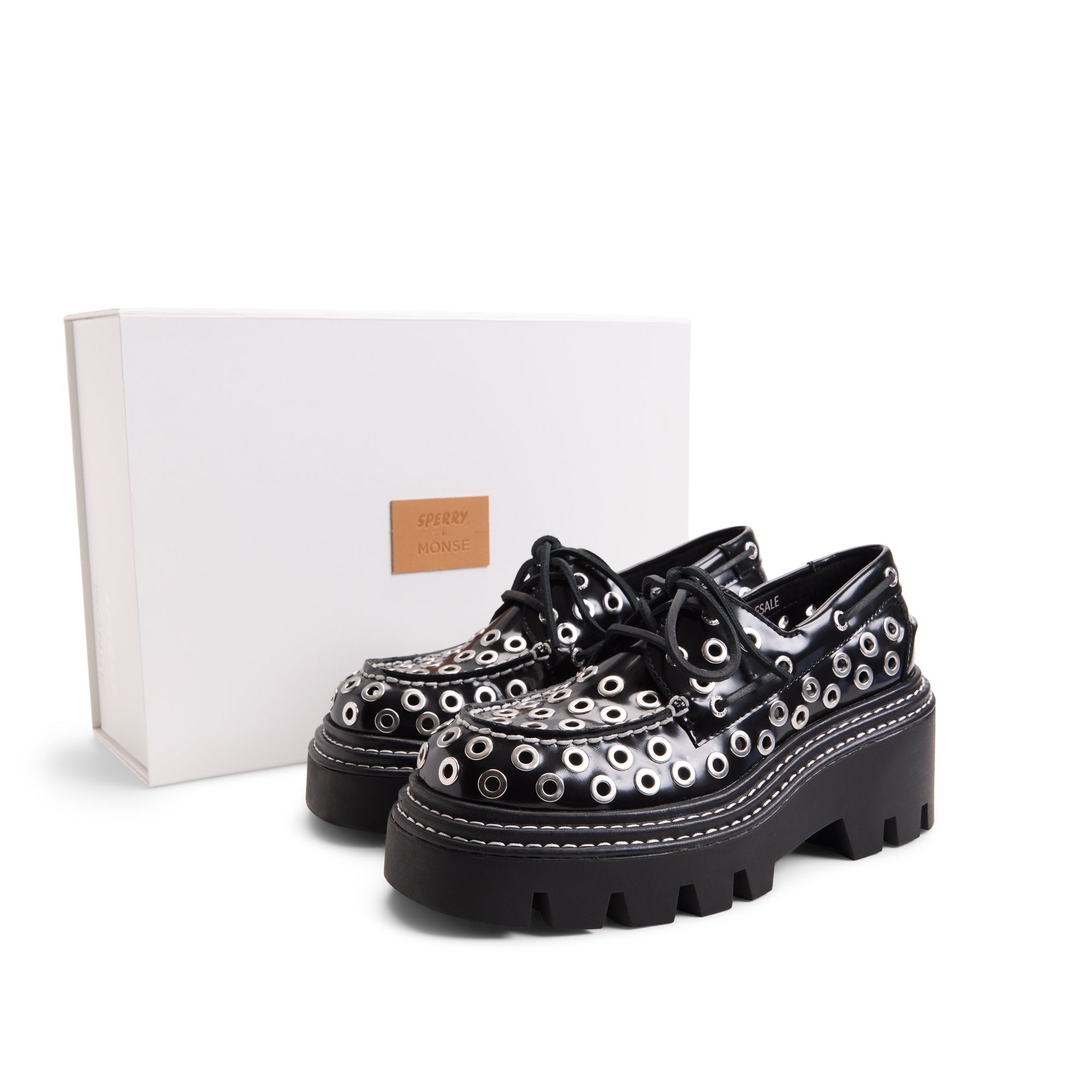 Sperry x MONSE Authentic Original? 2-Eye Lug Boat Shoe - Image 7